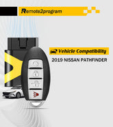 Smart Key DIY Programmer and Programmable Keyless Entry Remote Replacement for 2019 Pathfinder with FCC: KR5TXN7
